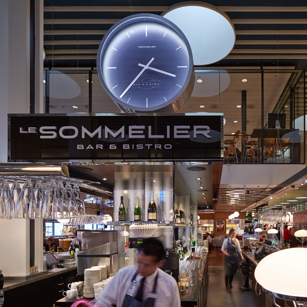 Herbert and Taylor - Shop Projects - Le Sommelier, Copenhagen Airport.